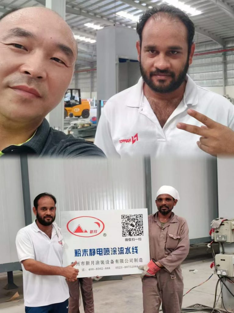 City不City啊?沙特噴涂線設備現場安裝紀實照!